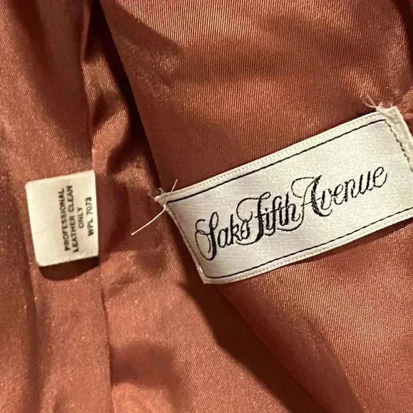 VTG West Bay Women’s Brown 100% Top Grain Leather Blazer Jacket Button Size 10 - Picture 11 of 14